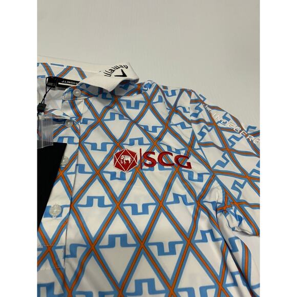 New J.Lindeberg Polo SCB SCG Callaway Multicolor M Women's A1 - Picture 8 of 8